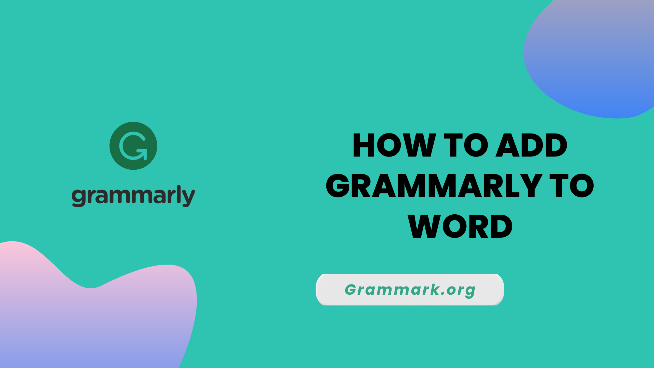 grammarly add-in for word