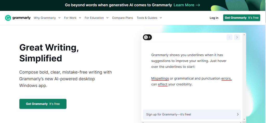 grammarly 7-day free trial