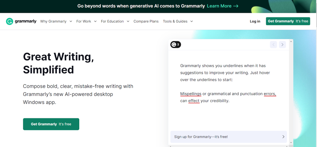 grammarly premium free trial for the new user