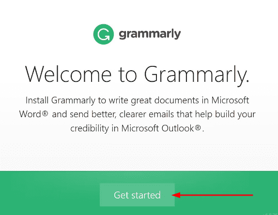 get started with grammarly
