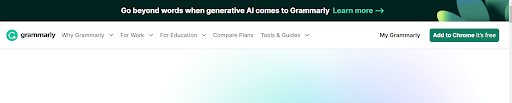  Grammarly-Add to Chrome tab