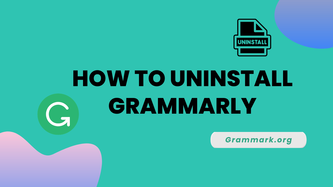 How to uninstall grammarly mac windows