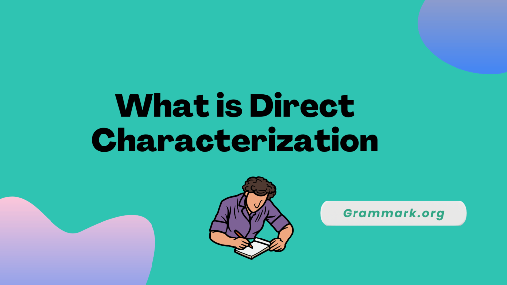 characterization examples in literature