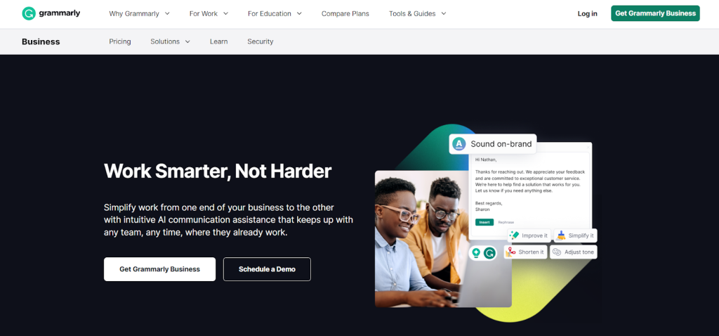 Grammarly Business overview