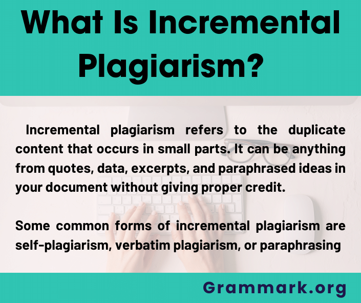 Incremental plagiarism