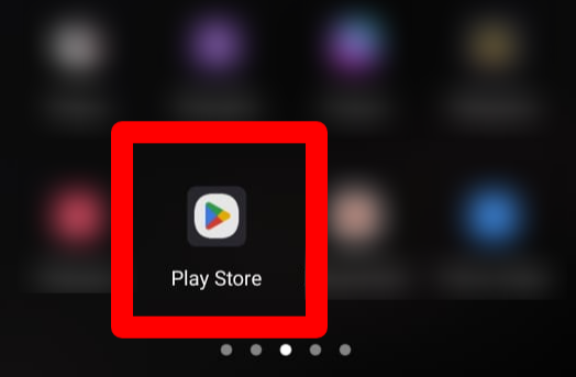 Open Google Play Store