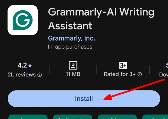 Tap On Install