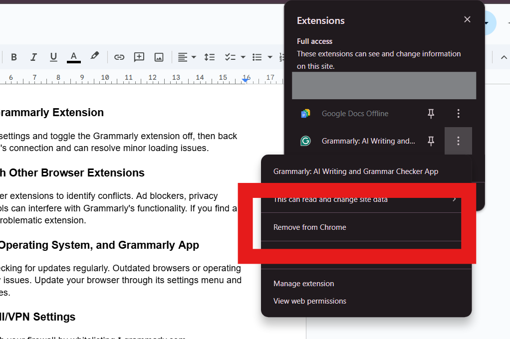 Conflicts with Other Extensions
