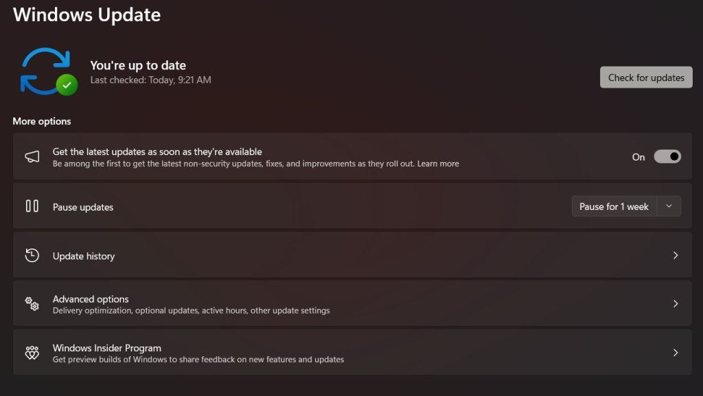 Update Operating System